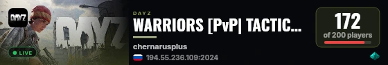 WARRIORS [PvP| TACTICAL| BBP| LOOT| ] live status badge