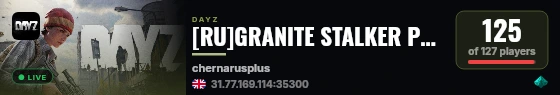 [RU]GRANITE STALKER PVE | Quests | Rank | Missions live status badge