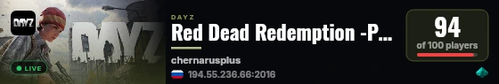 Red Dead Redemption -PVP- -WESTERN- -HORSES- live status badge