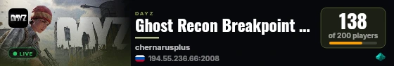 Ghost Recon Breakpoint -PVP- -SURVIVAL- -TACTICAL- live status badge