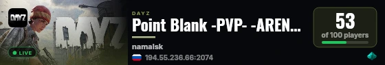 Point Blank -PVP- -ARENA- -FAST RESPAWN- live status badge