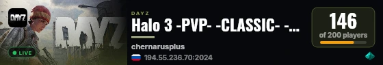 Halo 3 -PVP- -CLASSIC- -ARENA- live status badge