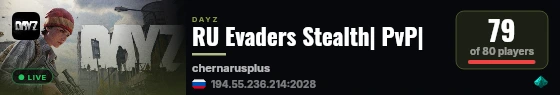 RU Evaders Stealth| PvP| live status badge