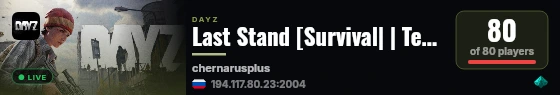 Last Stand [Survival| | Team| | Tactical] live status badge
