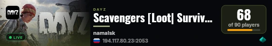 Scavengers [Loot| Survival| LOOT| | ] live status badge