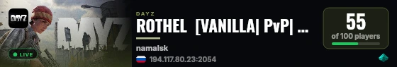 ROTHEL  [VANILLA| PvP| Team| Solidarity] live status badge