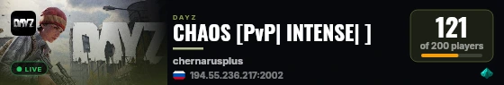 CHAOS [PvP| INTENSE| ] live status badge