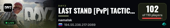 LAST STAND [PvP| TACTICAL| BBP| LOOT| SURVIVAL] live status badge