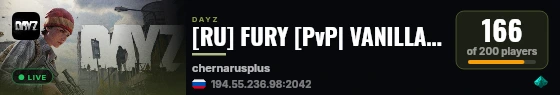 [RU] FURY [PvP| VANILLA| ] live status badge