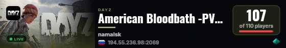 American Bloodbath -PVP- -HC- -US- -NO SAFEZONE- -KOS- live status badge