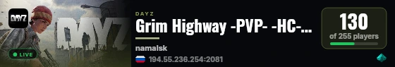 Grim Highway -PVP- -HC- -KOS- -NO SAFEZON live status badge