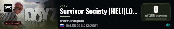 Survivor Society |HELI|LOOT|US|LITE| live status badge