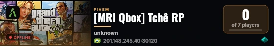 [MRI Qbox] Tchê RP live status badge