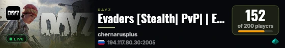 Evaders [Stealth| PvP| | Escape| Survival] live status badge