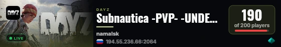 Subnautica -PVP- -UNDERWATER- -SURVIVAL- live status badge