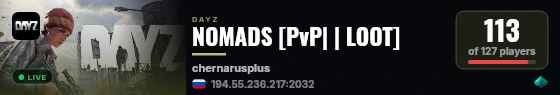 NOMADS [PvP| | LOOT] live status badge