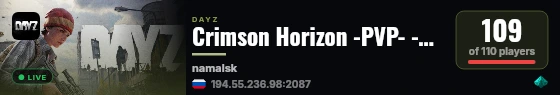 Crimson Horizon -PVP- -KOS- -LOOT+- live status badge