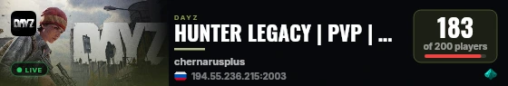 HUNTER LEGACY | PVP | HARDCORE | RAID live status badge