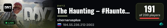 The Haunting – #HauntedZones #Survival live status badge