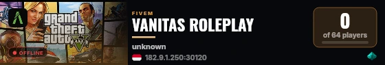VANITAS ROLEPLAY live status badge