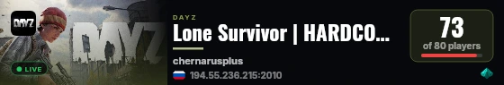 Lone Survivor | HARDCORE | PVP | INFECTED live status badge