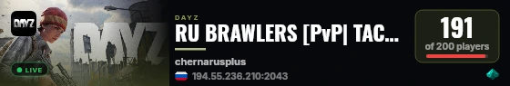 RU BRAWLERS [PvP| TACTICAL| LOOT| ] live status badge