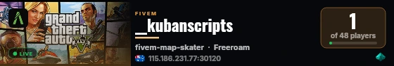 __kubanscripts live status badge