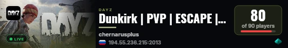 Dunkirk | PVP | ESCAPE | EVENTS live status badge