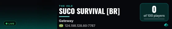 SUCO SURVIVAL [BR] live status badge