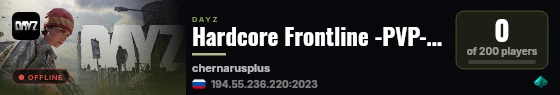 Hardcore Frontline -PVP- -HC- -FIRST PERSON- -LOOT+- live status badge