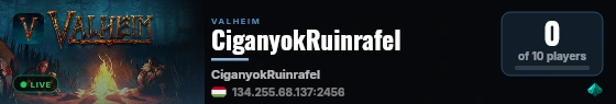 CiganyokRuinrafel live status badge