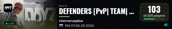 DEFENDERS [PvP| TEAM| SUPPORT| ] live status badge