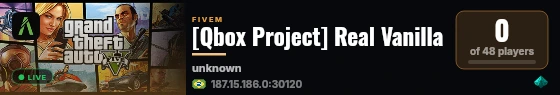 [Qbox Project] Real Vanilla live status badge