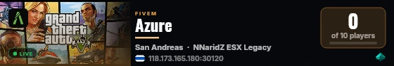 Azure live status badge
