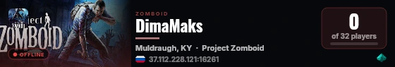 DimaMaks live status badge