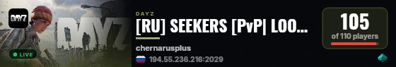 [RU] SEEKERS [PvP| LOOT| TACTICAL] live status badge