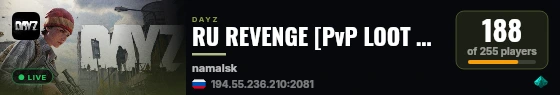 RU REVENGE [PvP LOOT CARS] live status badge
