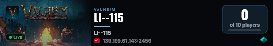 LI--115 live status badge