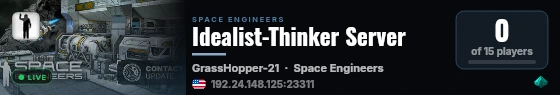 Idealist-Thinker Server live status badge
