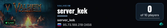 server_kek live status badge