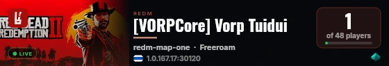 [VORPCore] Vorp Tuidui live status badge