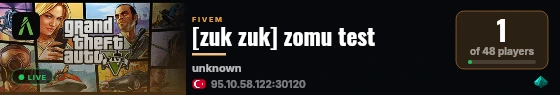 [zuk zuk] zomu test live status badge