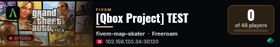 [Qbox Project] TEST live status badge