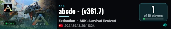 abcde - (v361.7) live status badge