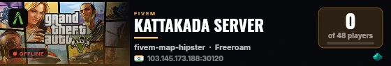 KATTAKADA SERVER live status badge