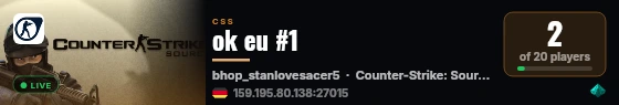 ok eu #1 live status badge