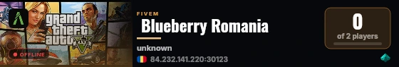  Blueberry Romania live status badge