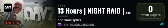 13 Hours | NIGHT RAID | PVP | EVENTS live status badge