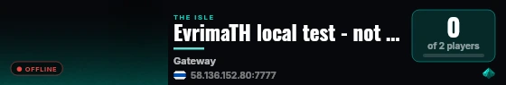 EvrimaTH local test - not open live status badge