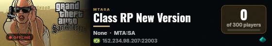 Class RP New Version live status badge